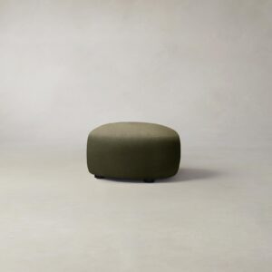 The Chelsea Ottoman - Mohair Moss