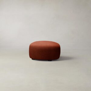 The Chelsea Ottoman - Mohair Spice