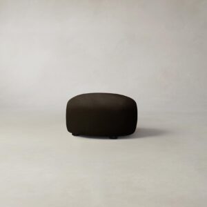 The Chelsea Ottoman - Nubuck Leather Espresso