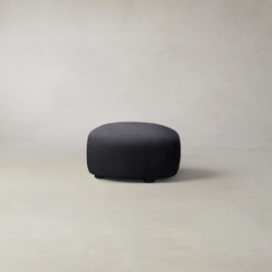 chelsea-ottoman_performance-velvet-flannel_charcoal_round2.0.jpg The Chelsea Ottoman - Performance Velvet Flannel