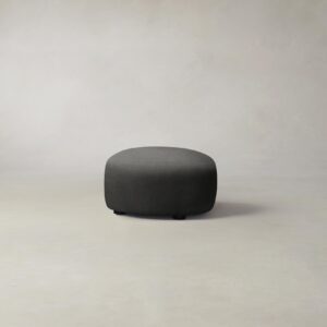 chelsea-ottoman_performance-velvet-slate_charcoal_round2.0.jpg The Chelsea Ottoman - Performance Velvet Slate