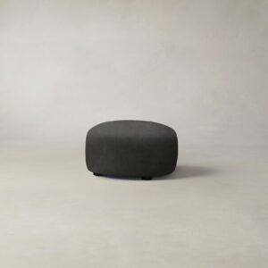 chelsea-ottoman_tuscan-leather-seal_charcoal_round2.0.jpg The Chelsea Ottoman - Tuscan Leather Seal