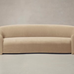 chelsea-sofa_mohair-almond_driftwood2.0.jpg The Chelsea Sofa - Mohair Almond