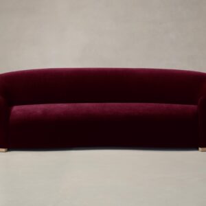 chelsea-sofa_mohair-crimson_driftwood2.0.jpg The Chelsea Sofa - Mohair Crimson