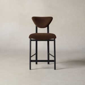 cooper-counter-stool_italian-brushed-wool-cocoa_e6403d01-9cb1-4370-be27-4e72ca8b553a.jpg The Cooper Counter Stool - Italian Brushed Wool Cocoa