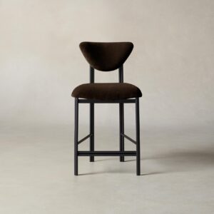 cooper-counter-stool_mohair-chocolate_one-finish2.0.jpg The Cooper Counter Stool - Mohair Chocolate