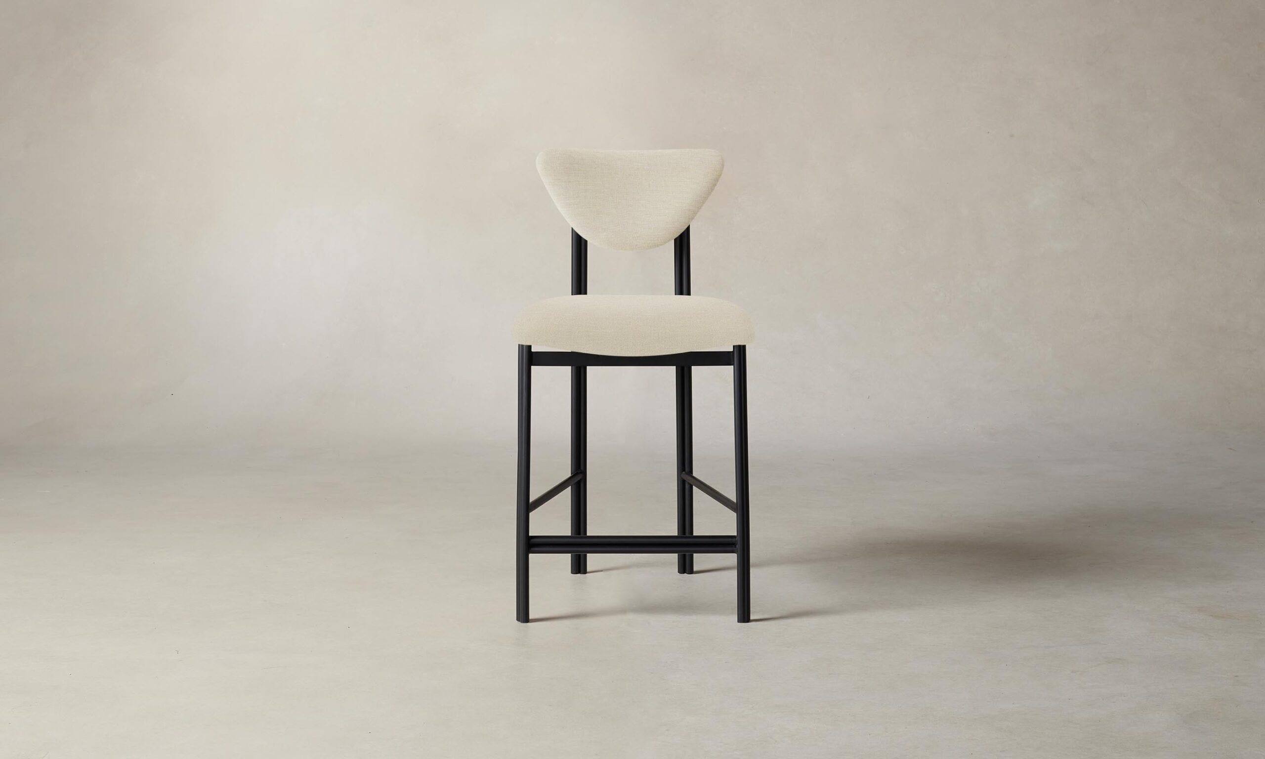 The Cooper Counter Stool - Performance Linen Weave Prairie