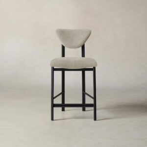 cooper-counter-stool_performance-melange-weave-flint_one-finish2.0.jpg The Cooper Counter Stool - Performance Mélange Weave Flint