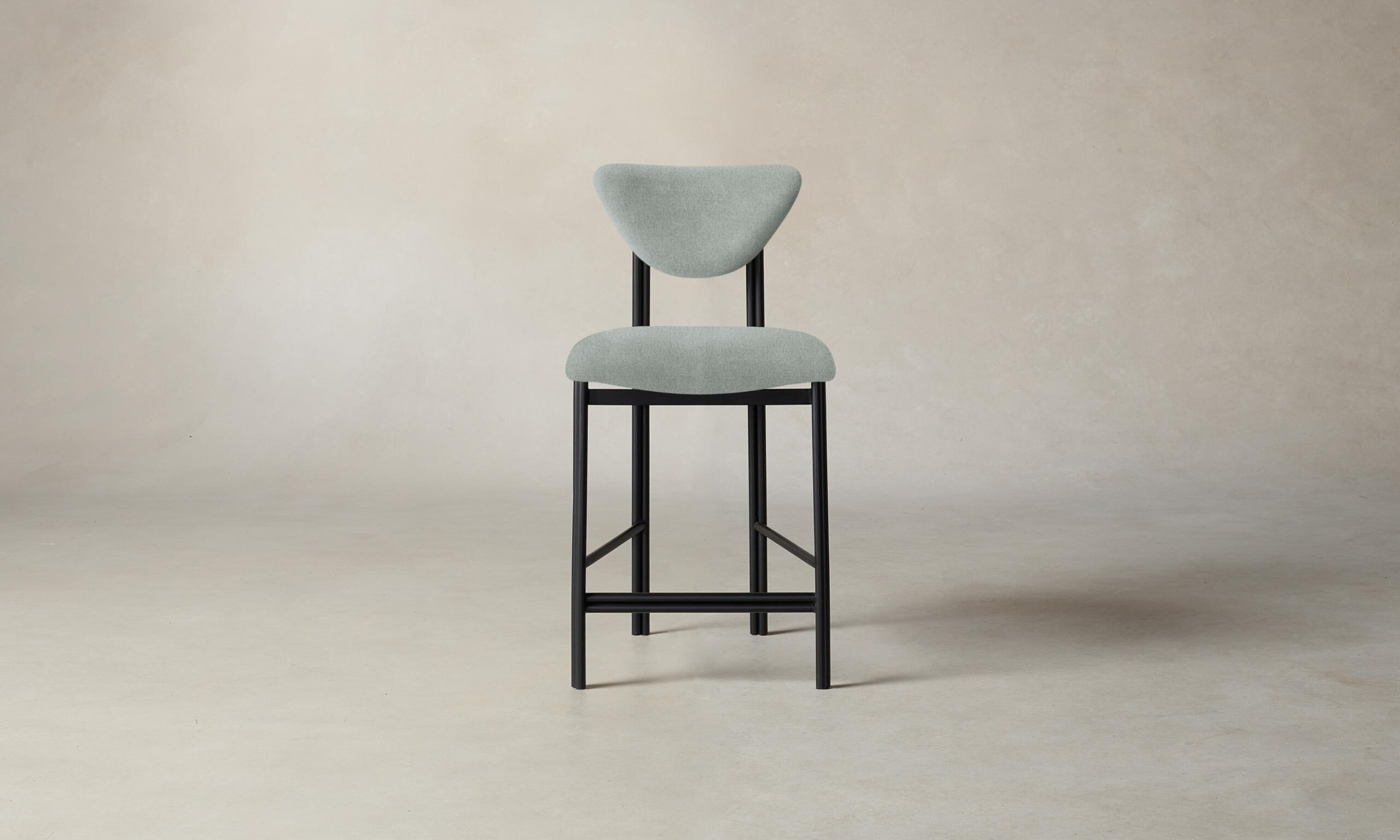 The Cooper Counter Stool - Performance Mélange Weave Seaglass