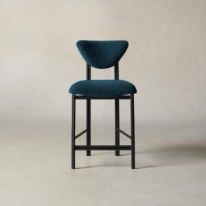 cooper-counter-stool_performance-velvet-lagoon_one-finish2.0.jpg The Cooper Counter Stool - Performance Velvet Lagoon