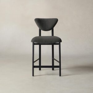 cooper-counter-stool_performance-velvet-slate_one-finish2.0.jpg The Cooper Counter Stool - Performance Velvet Slate