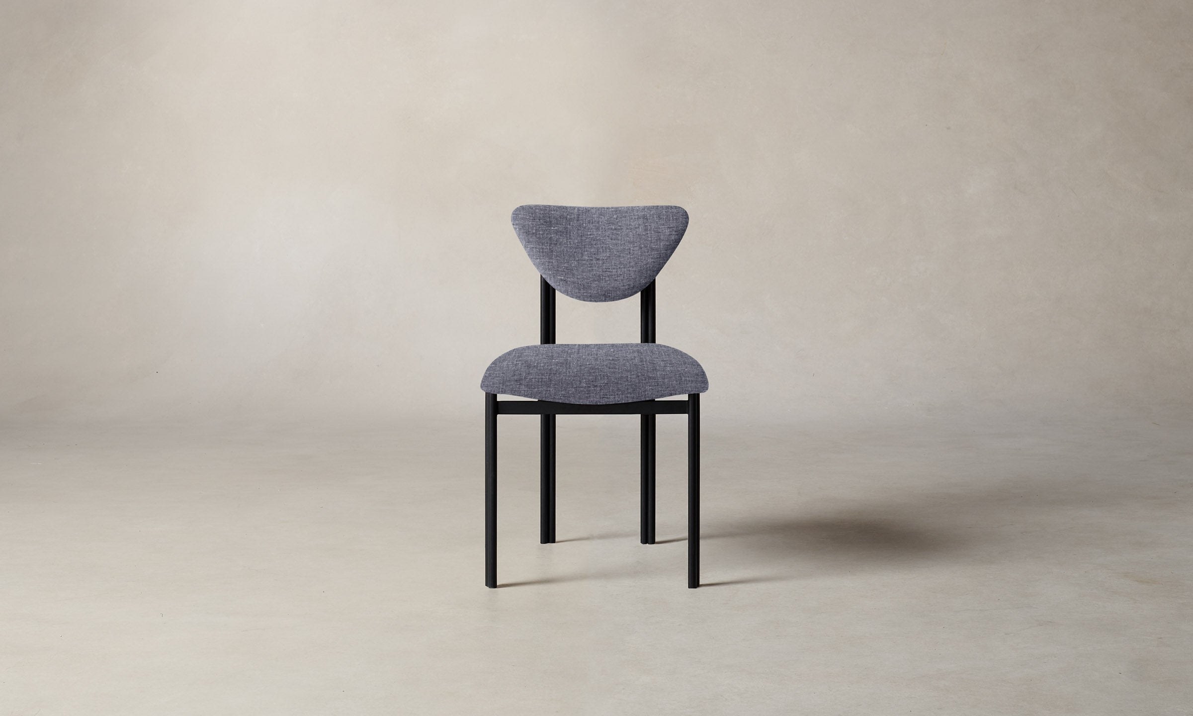 The Cooper Dining Chair - Heritage Belgian Linen Lake