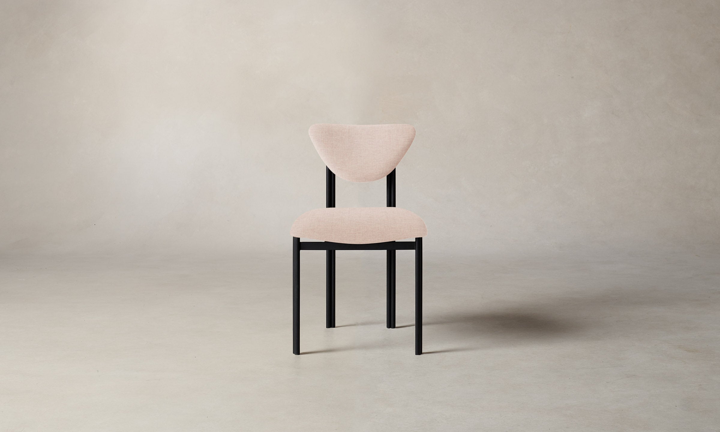 The Cooper Dining Chair - Heritage Belgian Linen Petal
