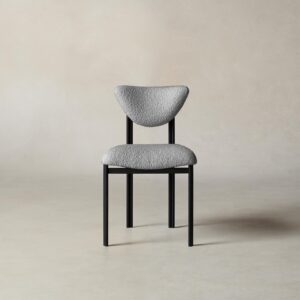 The Cooper Dining Chair - Italian Bouclé Waterfall