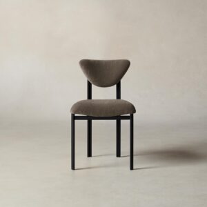 The Cooper Dining Chair - Mohair Mink