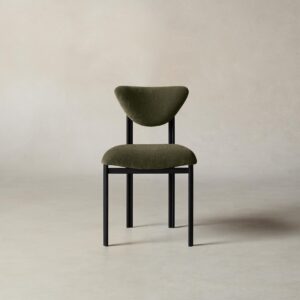 The Cooper Dining Chair - Mohair Moss