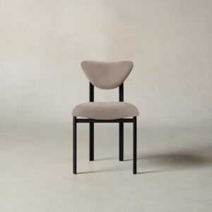 The Cooper Dining Chair - Nubuck Leather Fawn