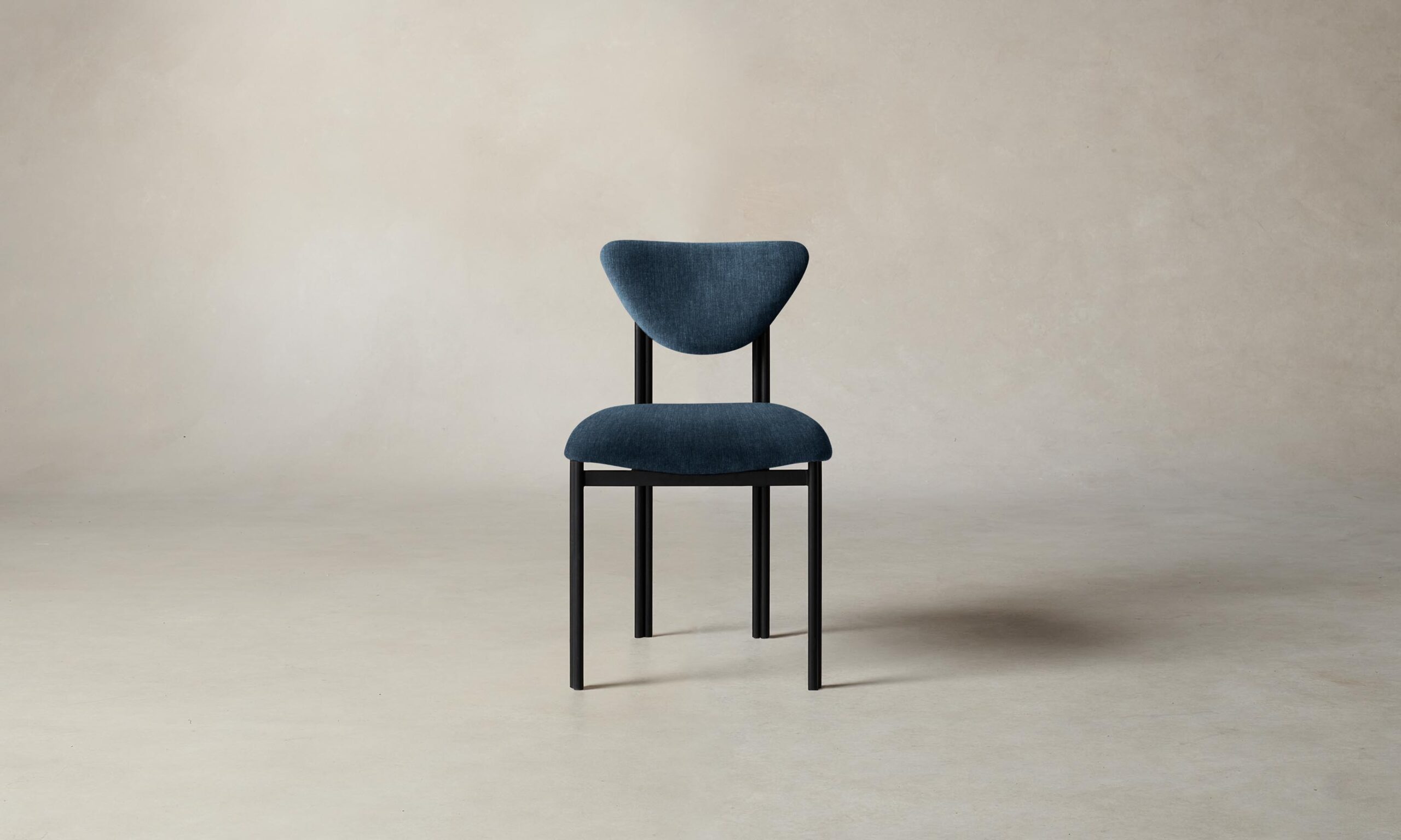 The Cooper Dining Chair - Performance Tweed Denim