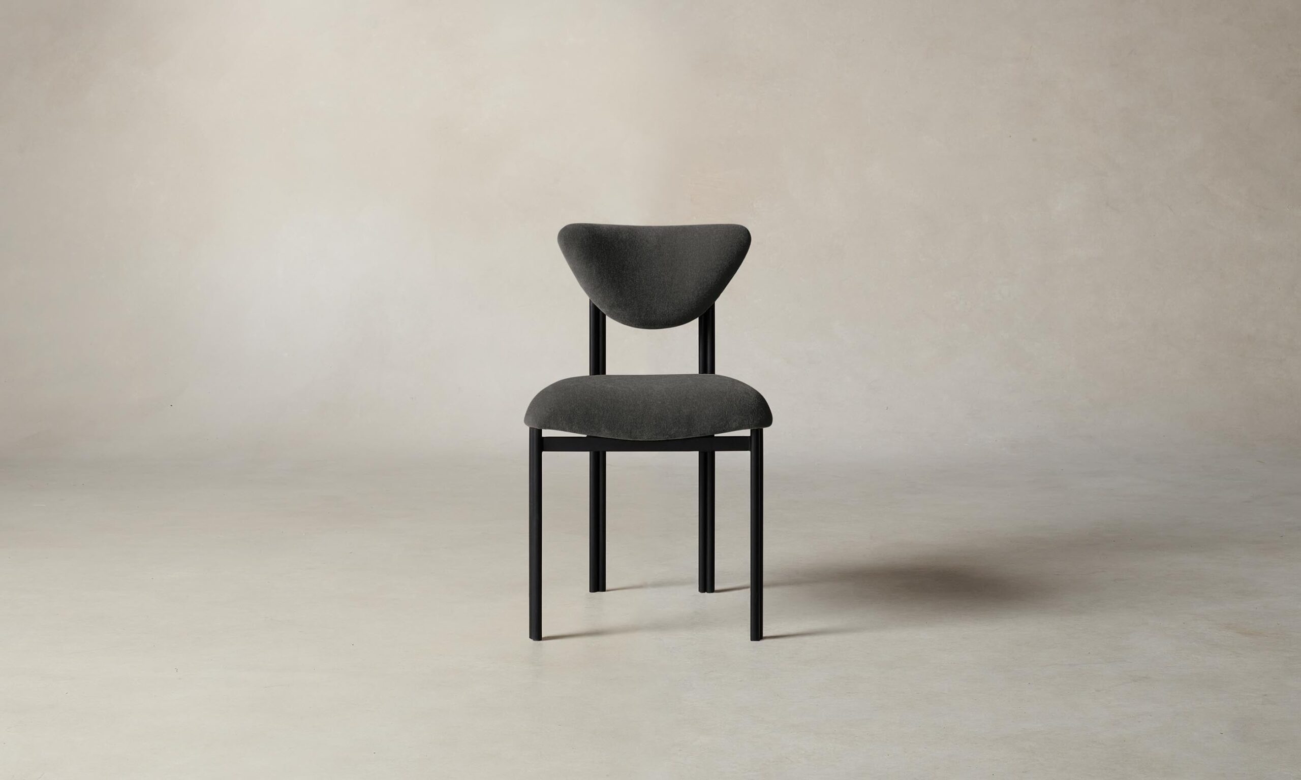 The Cooper Dining Chair - Performance Velvet Slate