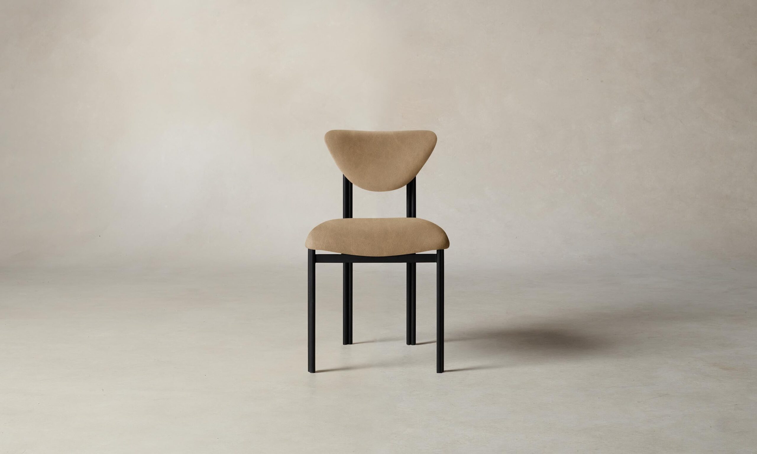 The Cooper Dining Chair - Tuscan Leather Camel