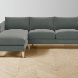 crosby-chaise-sectional_mohair-fog_driftwood-l2.0.jpg The Crosby Sectional - Mohair Fog