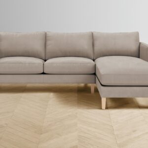 crosby-chaise-sectional_nubuck-leather-fawn_driftwood-l2.0.jpg The Crosby Sectional - Nubuck Leather Fawn