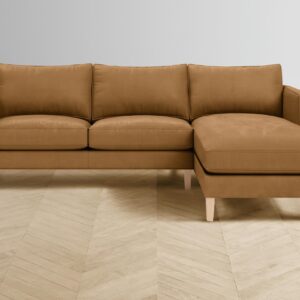 crosby-chaise-sectional_nubuck-leather-saddle_driftwood-l2.0.jpg The Crosby Sectional - Nubuck Leather Saddle