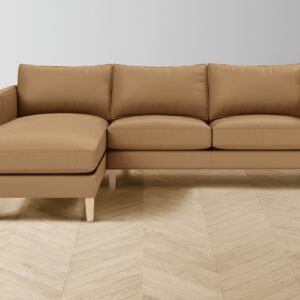 crosby-chaise-sectional_pebbled-leather-latte_driftwood-l2.0.jpg The Crosby Sectional - Pebbled Leather Latte
