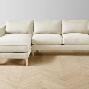 The Crosby Sectional - Performance Linen Weave Prairie