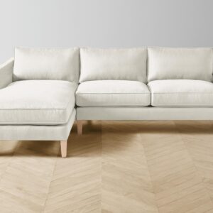 The Crosby Sectional - Performance Linen Weave Flour