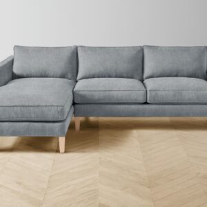 The Crosby Sectional - Performance Mélange Weave Aegean