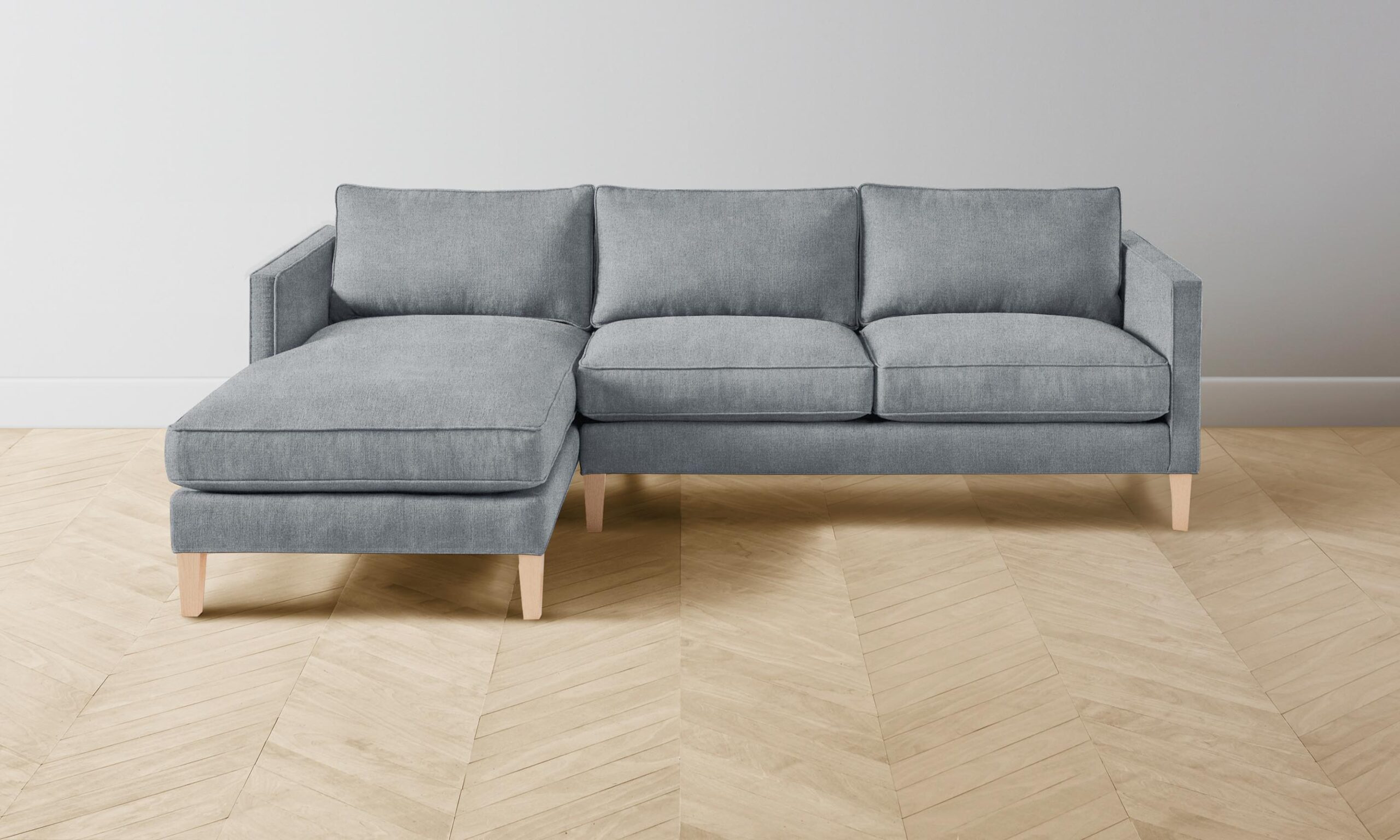 The Crosby Sectional - Performance Mélange Weave Aegean