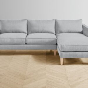 The Crosby Sectional - Performance Linen Weave Cloud