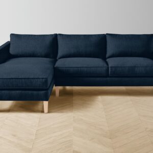 The Crosby Sectional - Performance Linen Weave Bay