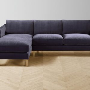 crosby-chaise-sectional_performance-velvet-flannel_driftwood-l2.0.jpg The Crosby Sectional - Performance Velvet Flannel
