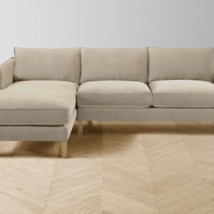 crosby-chaise-sectional_performance-velvet-taupe_driftwood-l2.0.jpg The Crosby Sectional - Performance Velvet Taupe