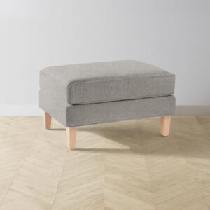 The Crosby Ottoman - Italian Bouclé Fossil