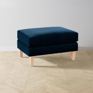 The Crosby Ottoman - Mohair Admiral
