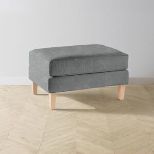 crosby-ottoman_performance-melange-weave-night_driftwood2.0.jpg The Crosby Ottoman - Performance Mélange Weave Night