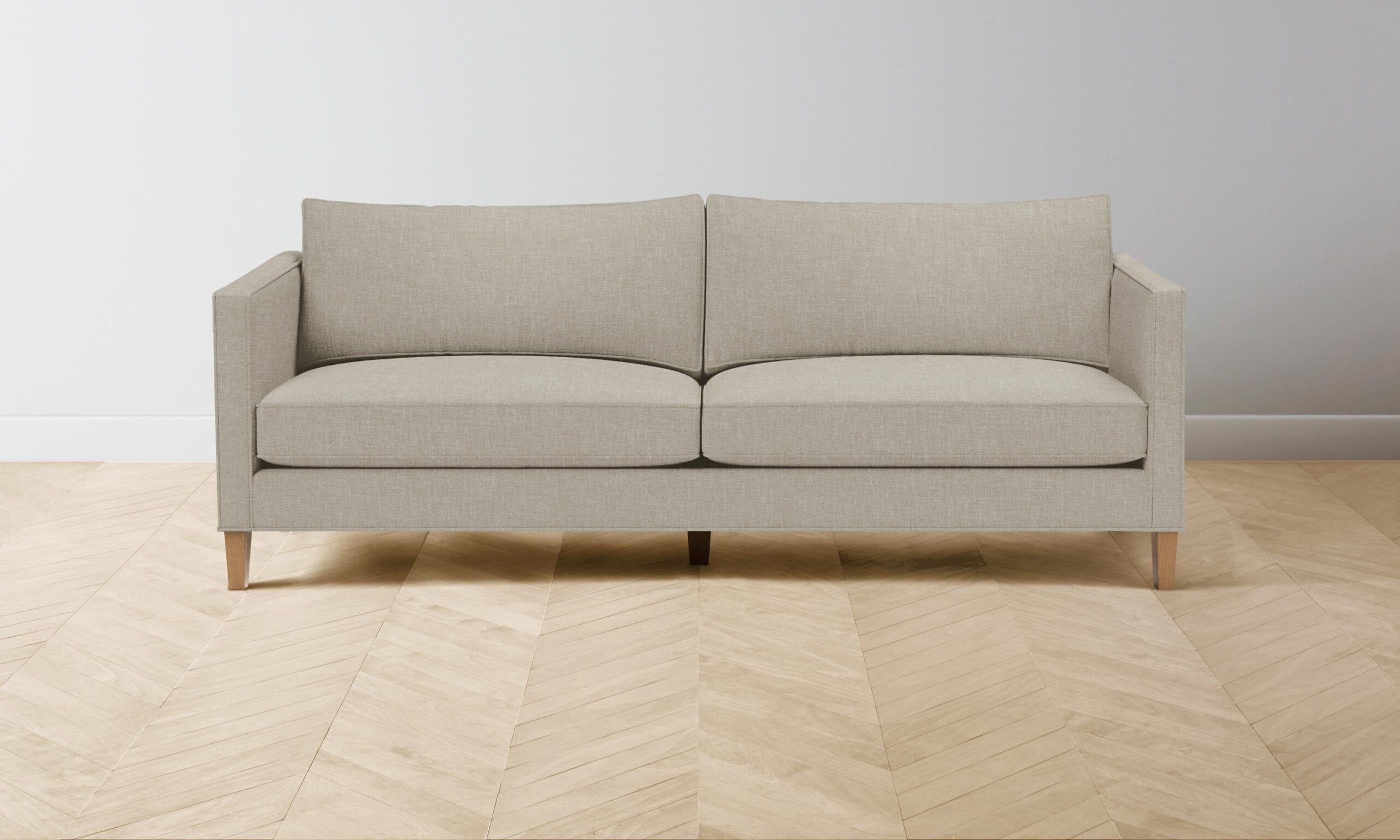 The Crosby Sofa - Heritage Belgian Linen Alder