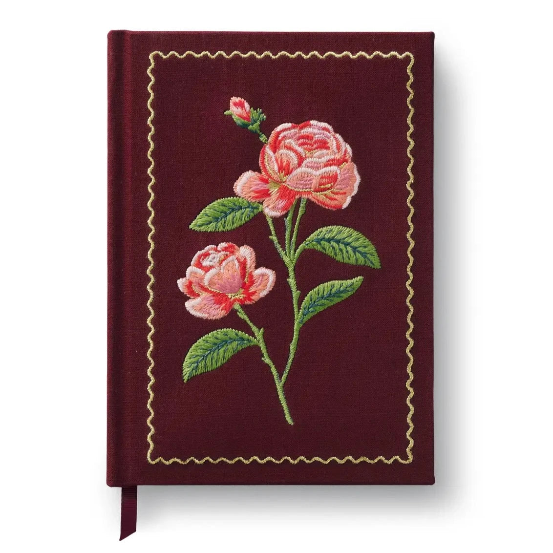 Roses Embroidered Journal