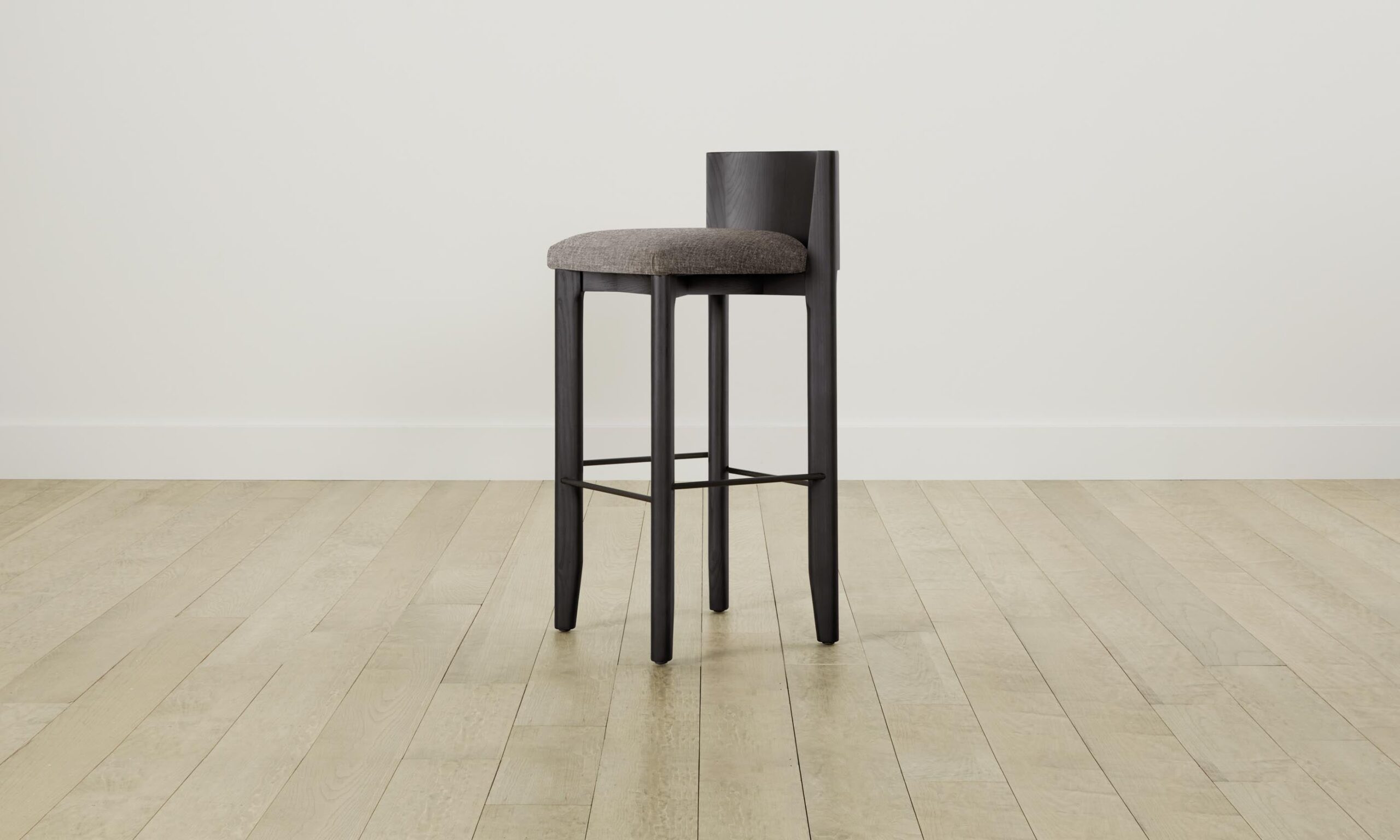 The Delancey Bar & Counter Stool - Heritage Belgian Linen Carob