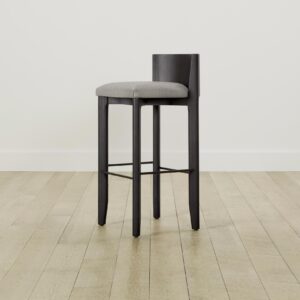The Delancey Bar & Counter Stool - Italian Bouclé Fossil