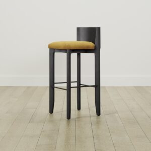 The Delancey Bar & Counter Stool - Mohair Amber