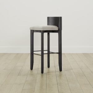 The Delancey Bar & Counter Stool - Nubuck Leather Sail