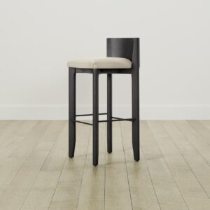 The Delancey Bar & Counter Stool - Performance Linen Weave Prairie