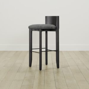 The Delancey Bar & Counter Stool - Performance Tweed Smoke
