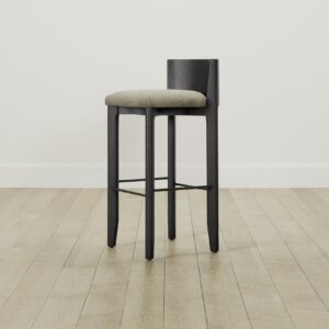 The Delancey Bar & Counter Stool - Performance Velvet Taupe