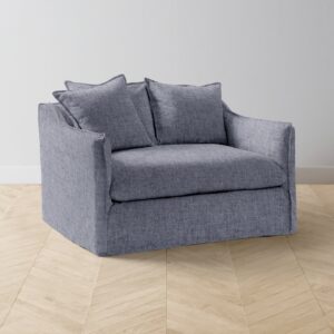 dune-chair-and-a-half_belgian-linen-lake_2583c25b-2958-4f52-bffe-3ed858181a7a.jpg The Dune Chair-and-a-Half - Heritage Belgian Linen Lake