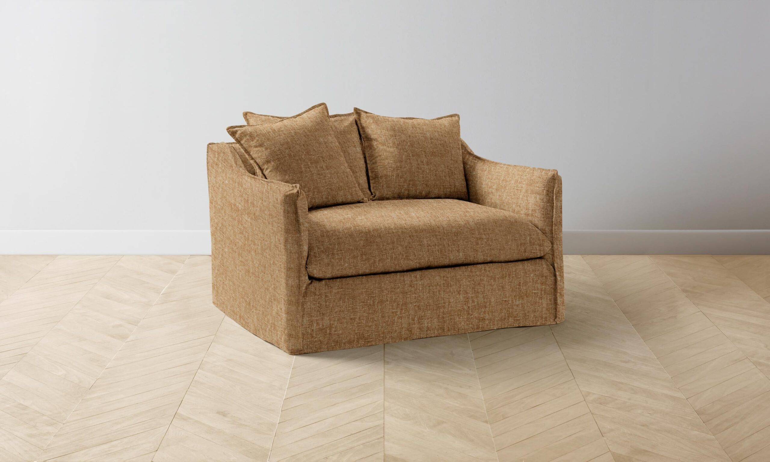 The Dune Chair-and-a-Half - Heritage Belgian Linen Chai